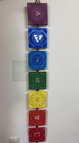 7 Chakras Paintings - with Square canvas