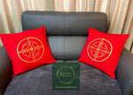 Hand Pillow Covers (2 Qty) with Traditional Chinese Theme